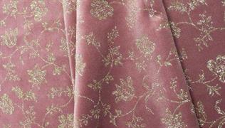 VELLUTO Glitter Broderie col.15 rosa antico 50x70 (100%PL)