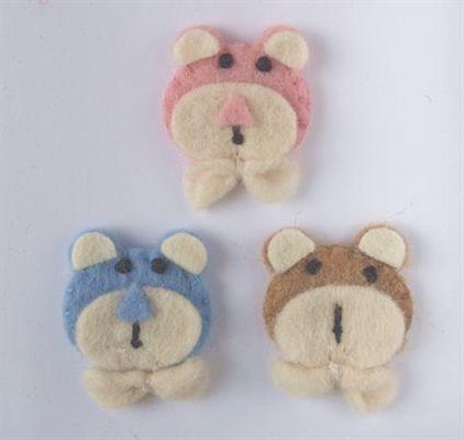 FELT BEAR pack 6 pieces