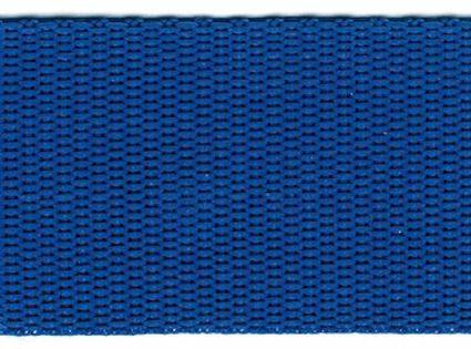 NASTRO TRACOLLA GROSGRAIN 40mm blu  cf.25mt