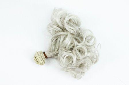 CAPELLI DI FATA RICCI ARGENTO cm.15 cf.1mt per hobbystica