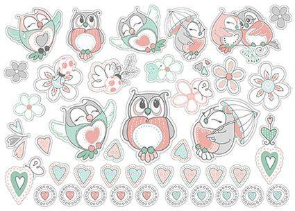 Little owls  A5 Sweet wood